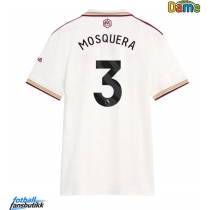 Arsenal Cristhian Mosquera #3 Tredjedrakt Dame 2025-26 Kortermet
